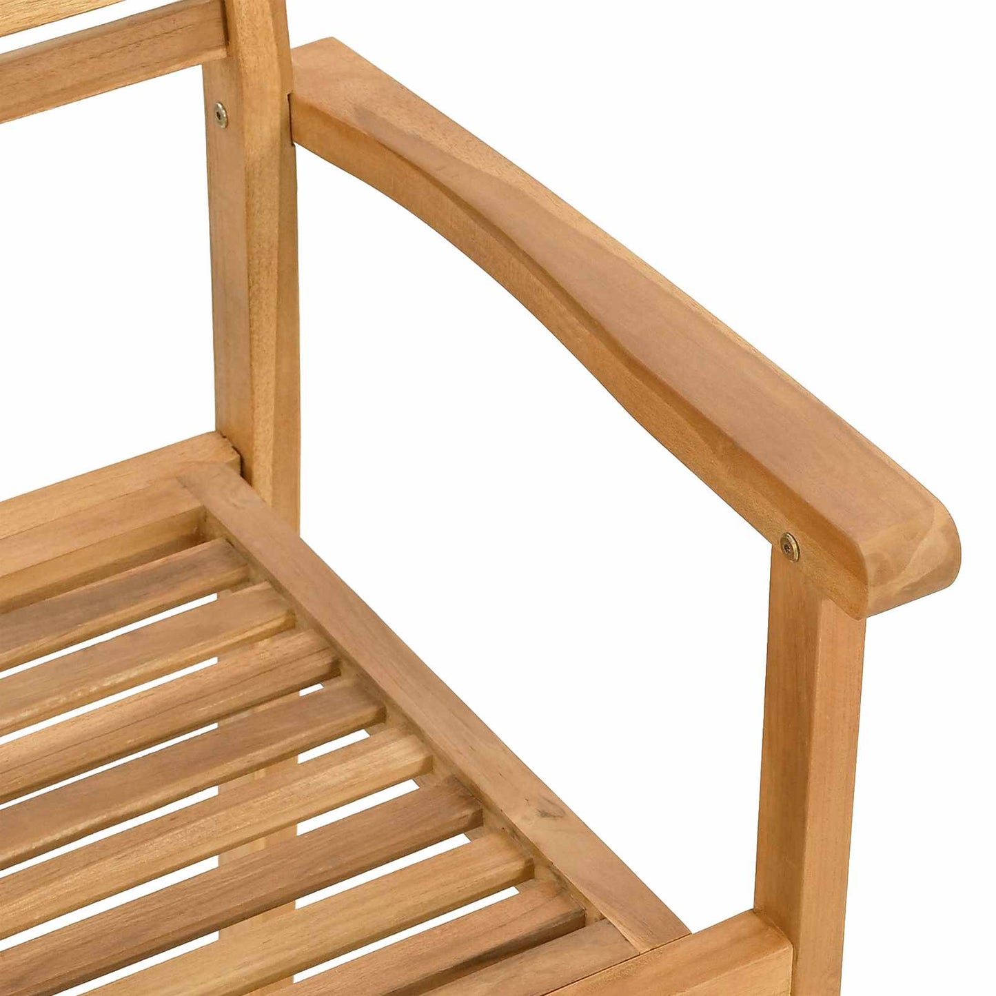 Set da Pranzo per Giardino 7 pcs Marrone Legno di teak solido | homemem39