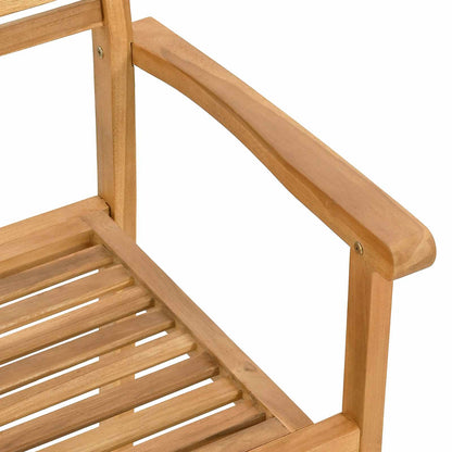 Set da Pranzo per Giardino 9 pcs Marrone Legno di teak solido | homemem39