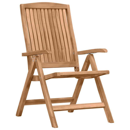 Set da Pranzo per Giardino 4 pcs Marrone Legno di teak solido