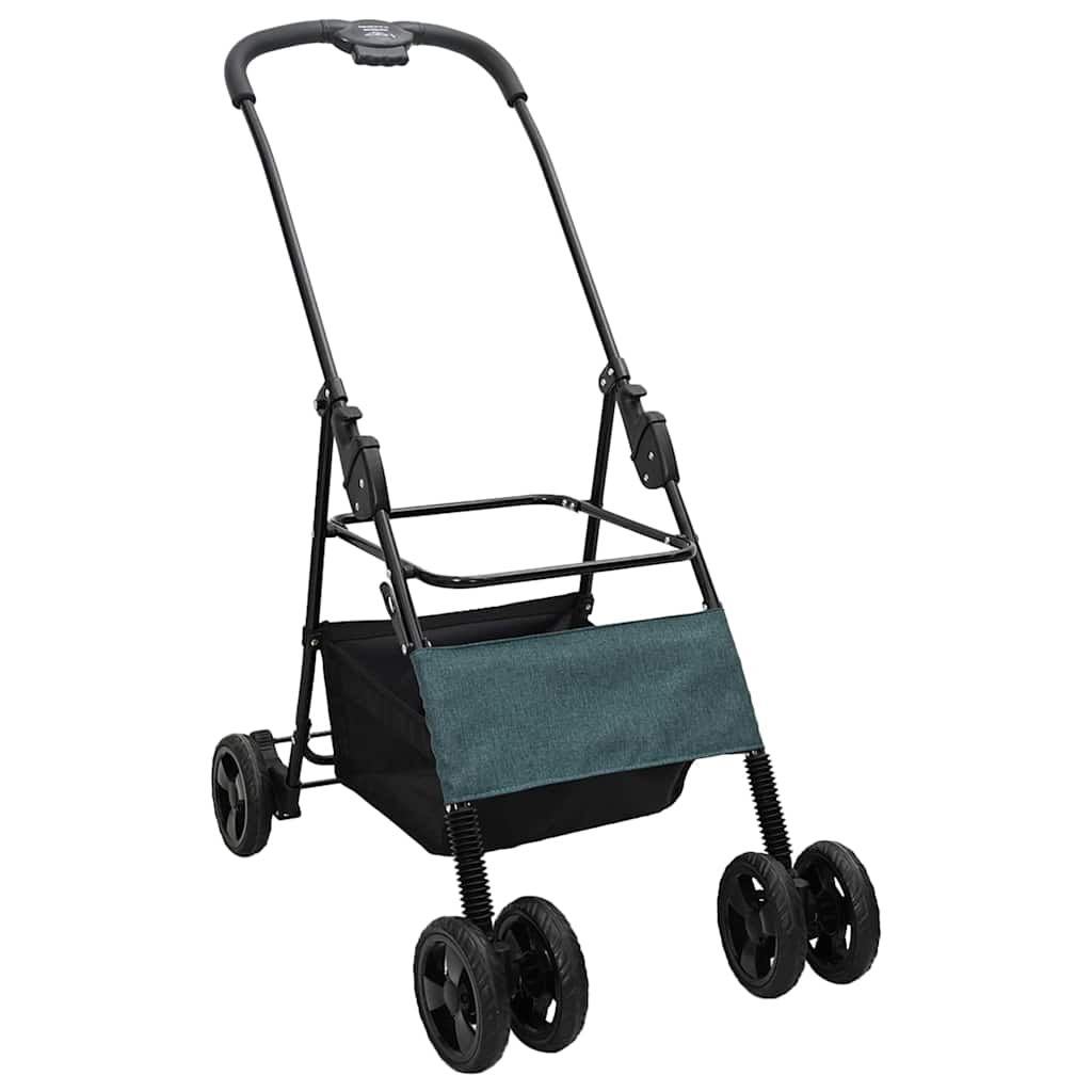 Passeggino pieghevole per animali Verde 81 x 47 x 99 cm - homemem39