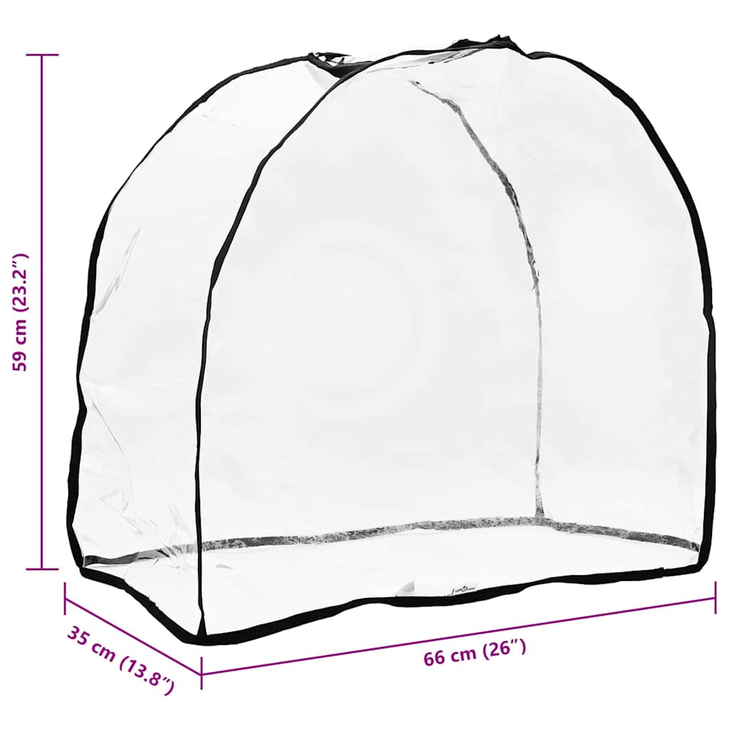 Copertura per carrozzina per animali Altro Trasparente - homemem39