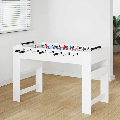 Tavolo da Foosball Bianco 125 x 60,5 x 80 cm Legno multistrato