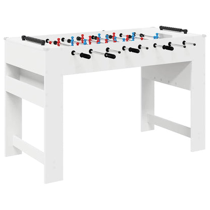 Tavolo da Foosball Bianco 125 x 60,5 x 80 cm Legno multistrato