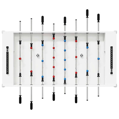 Tavolo da Foosball Bianco 125 x 60,5 x 80 cm Legno multistrato