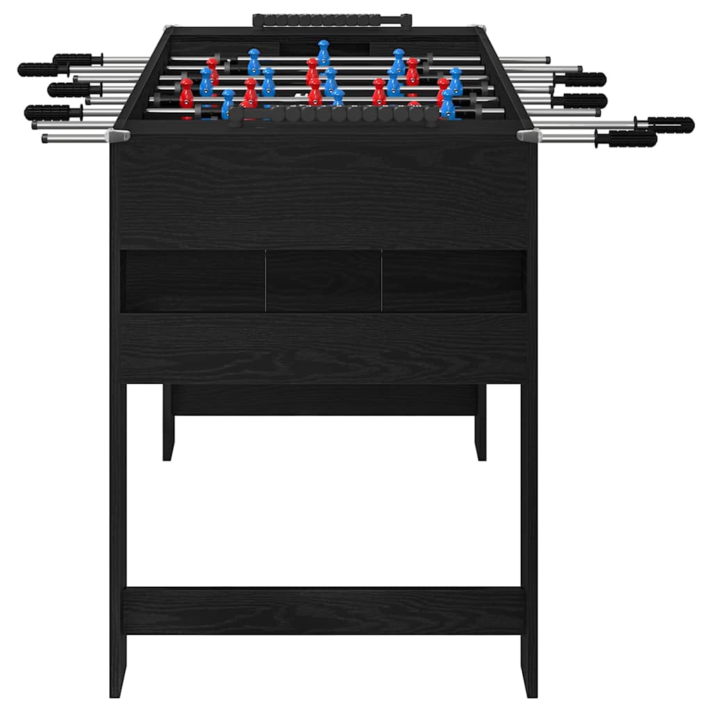 Tavolo da Foosball Rovere Nero 125 x 60,5 x 80 cm