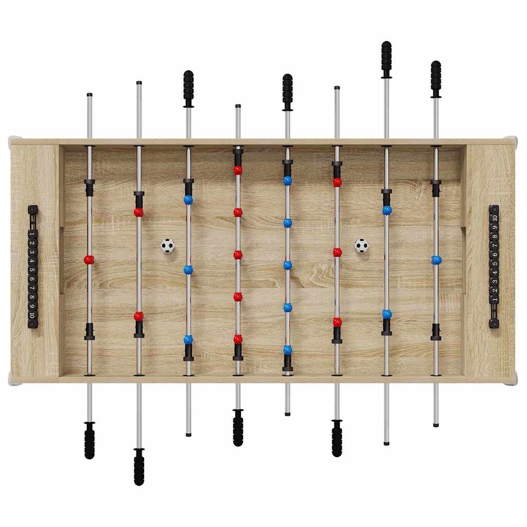 Tavolo da Foosball Rovere Sonoma 125 x 60,5 x 80 cm