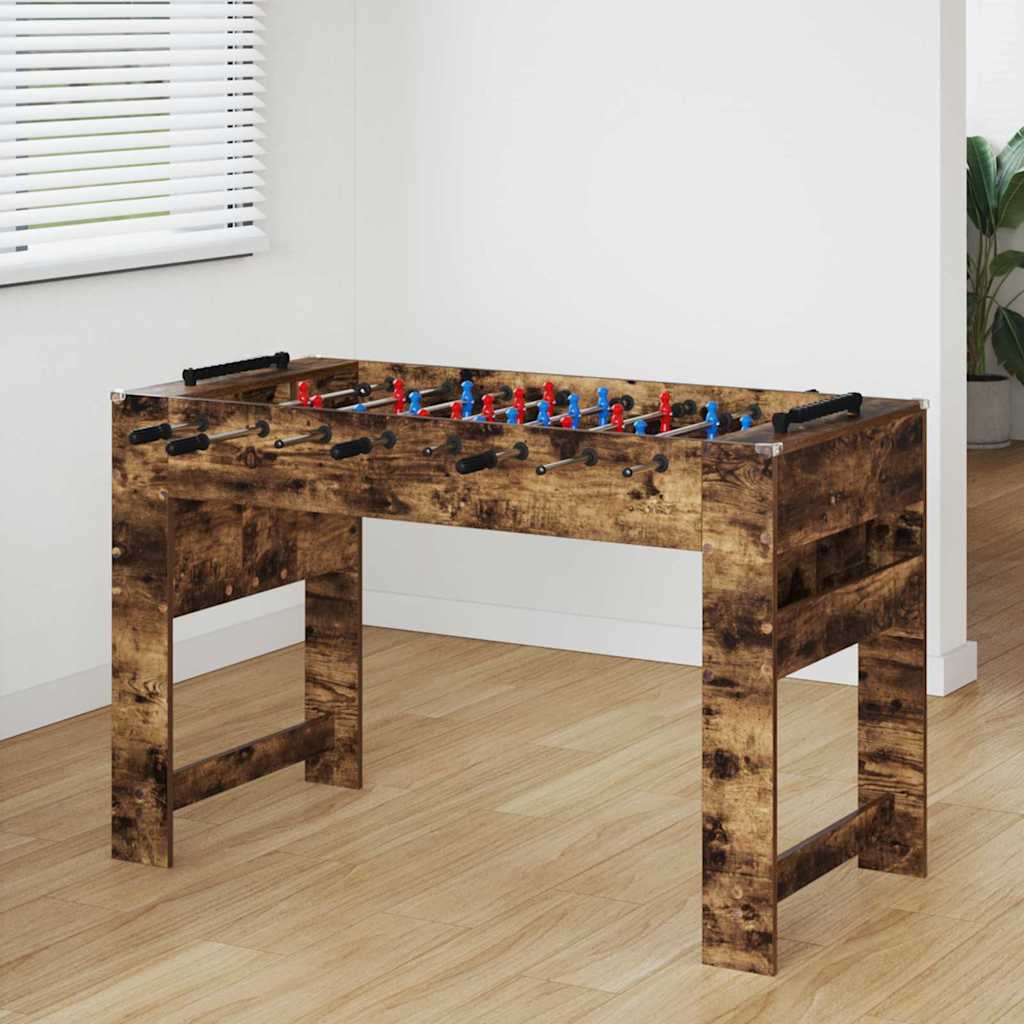 Tavolo da Foosball Rovere fumé 125 x 60,5 x 80 cm