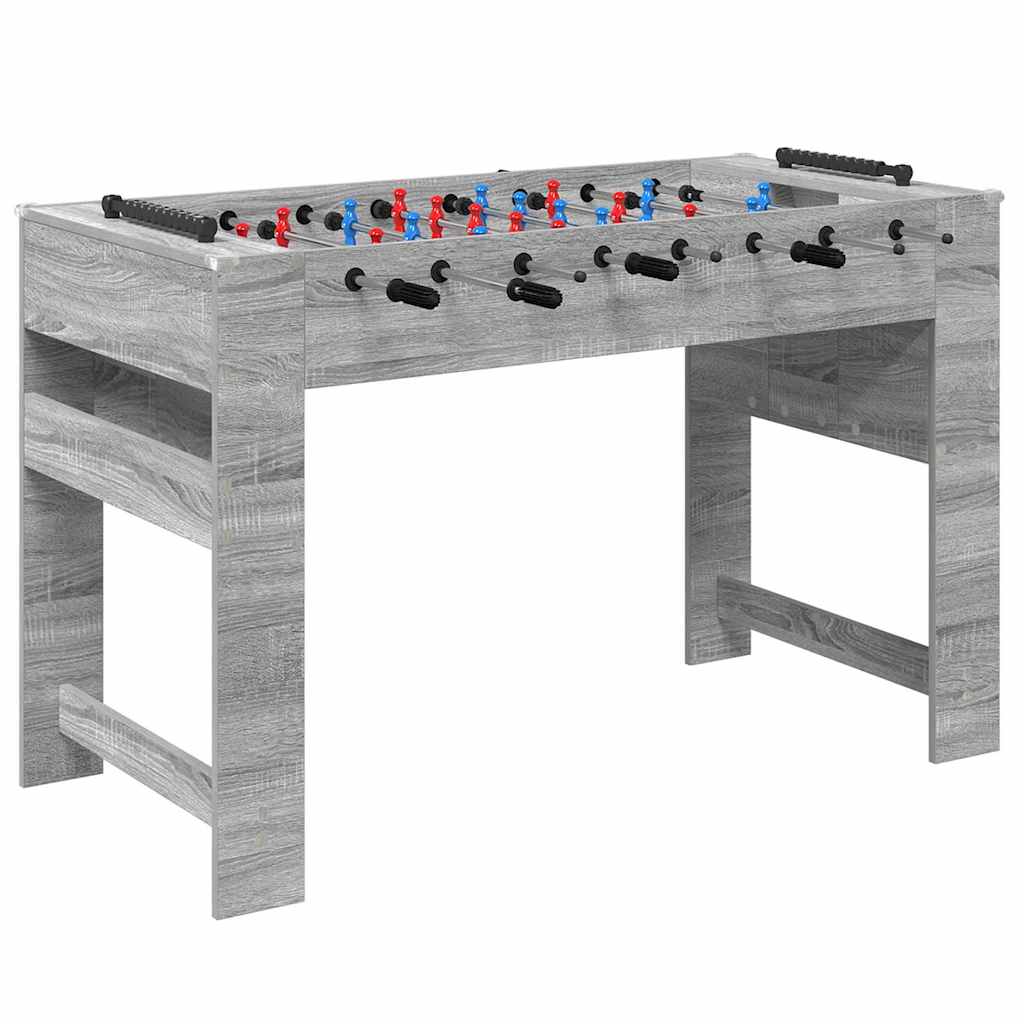 Tavolo da Foosball Sonoma grigia 125 x 60,5 x 80 cm