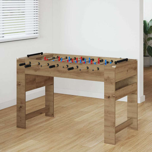 Tavolo da Foosball Rovere artigianale 125 x 60,5 x 80 cm