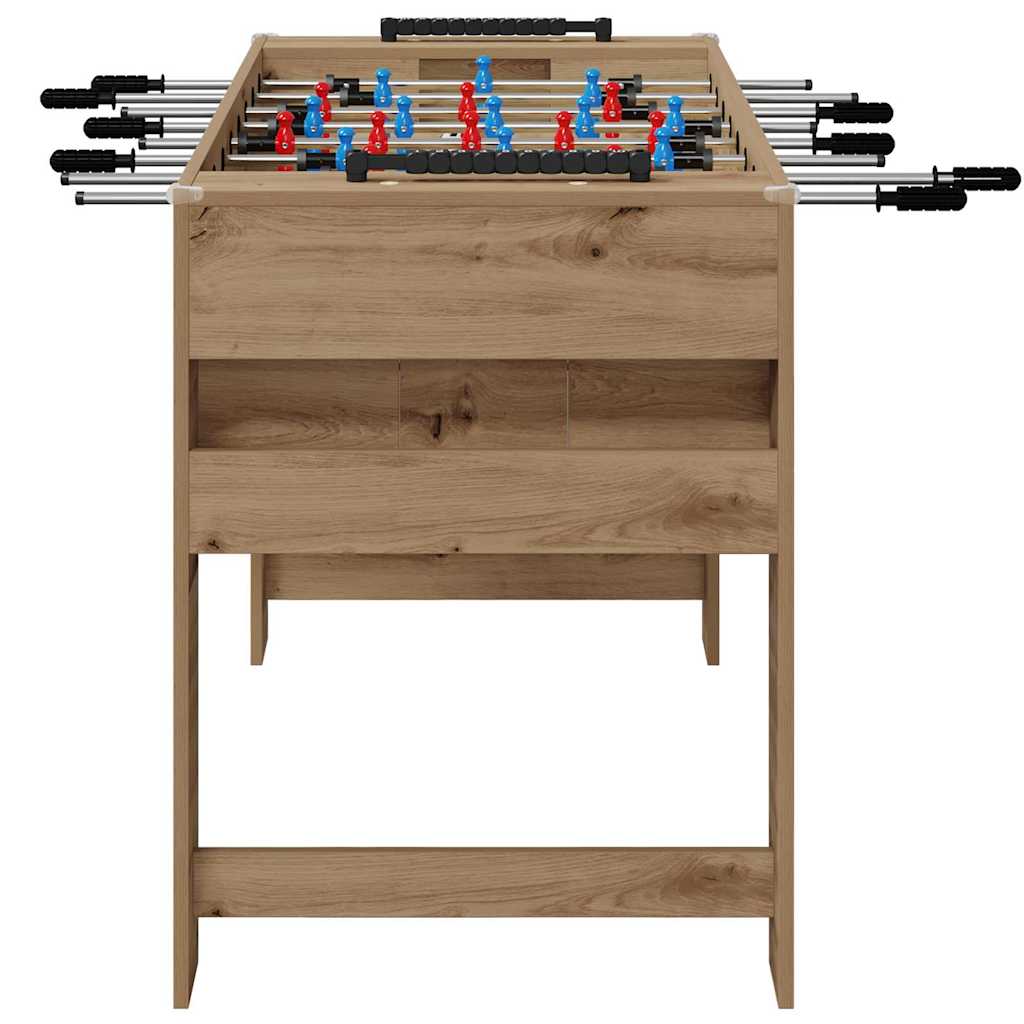 Tavolo da Foosball Rovere artigianale 125 x 60,5 x 80 cm