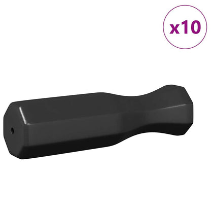 Maniglie per Tavolo da Calcio Balilla 10 pcs Nero PP | homemem39