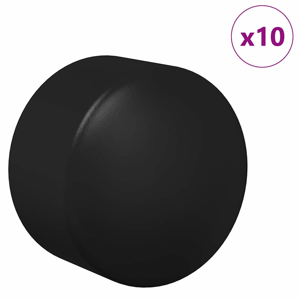 Tappi per tavoli da calciobalilla 10 pcs Nero PP | homemem39