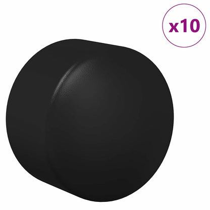 Tappi per tavoli da calciobalilla 10 pcs Nero PP | homemem39
