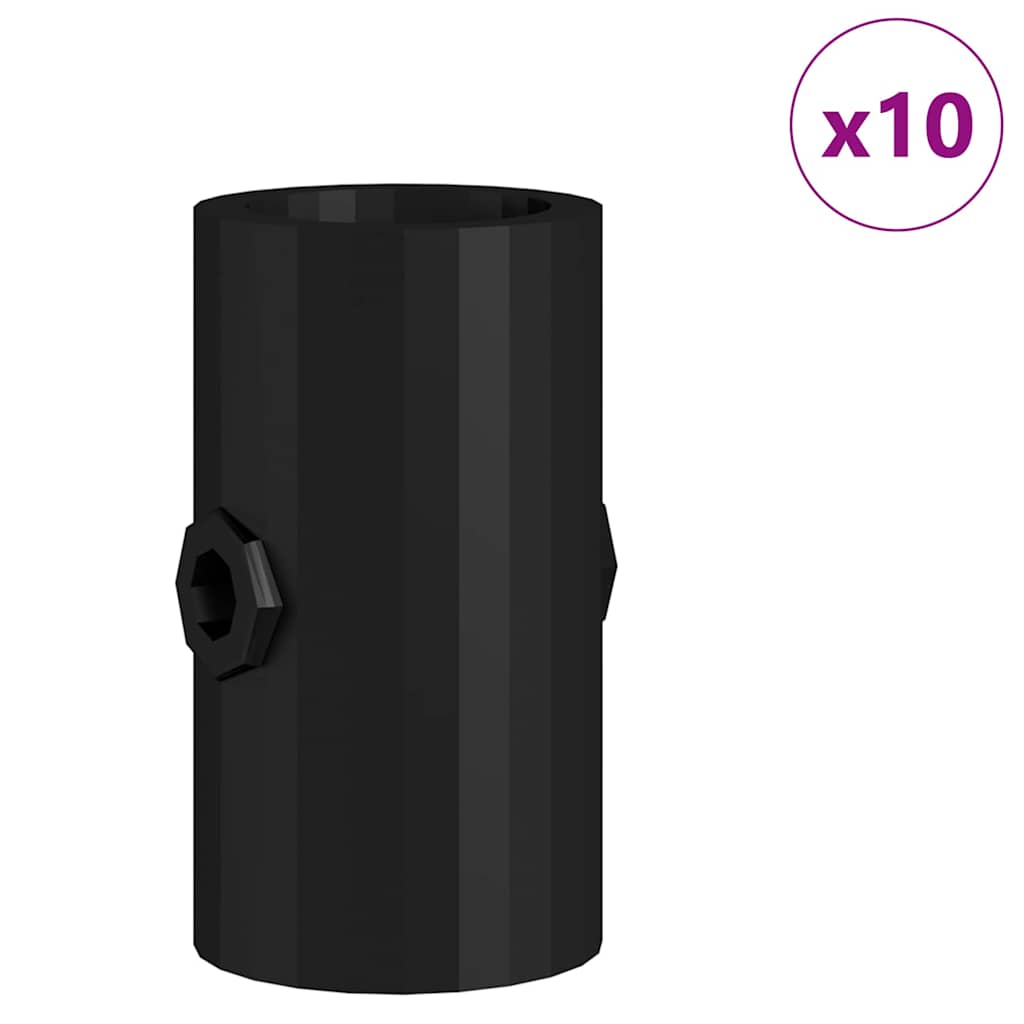 Tappi per tavolo da calciobalilla 10 pcs Nero PP | homemem39
