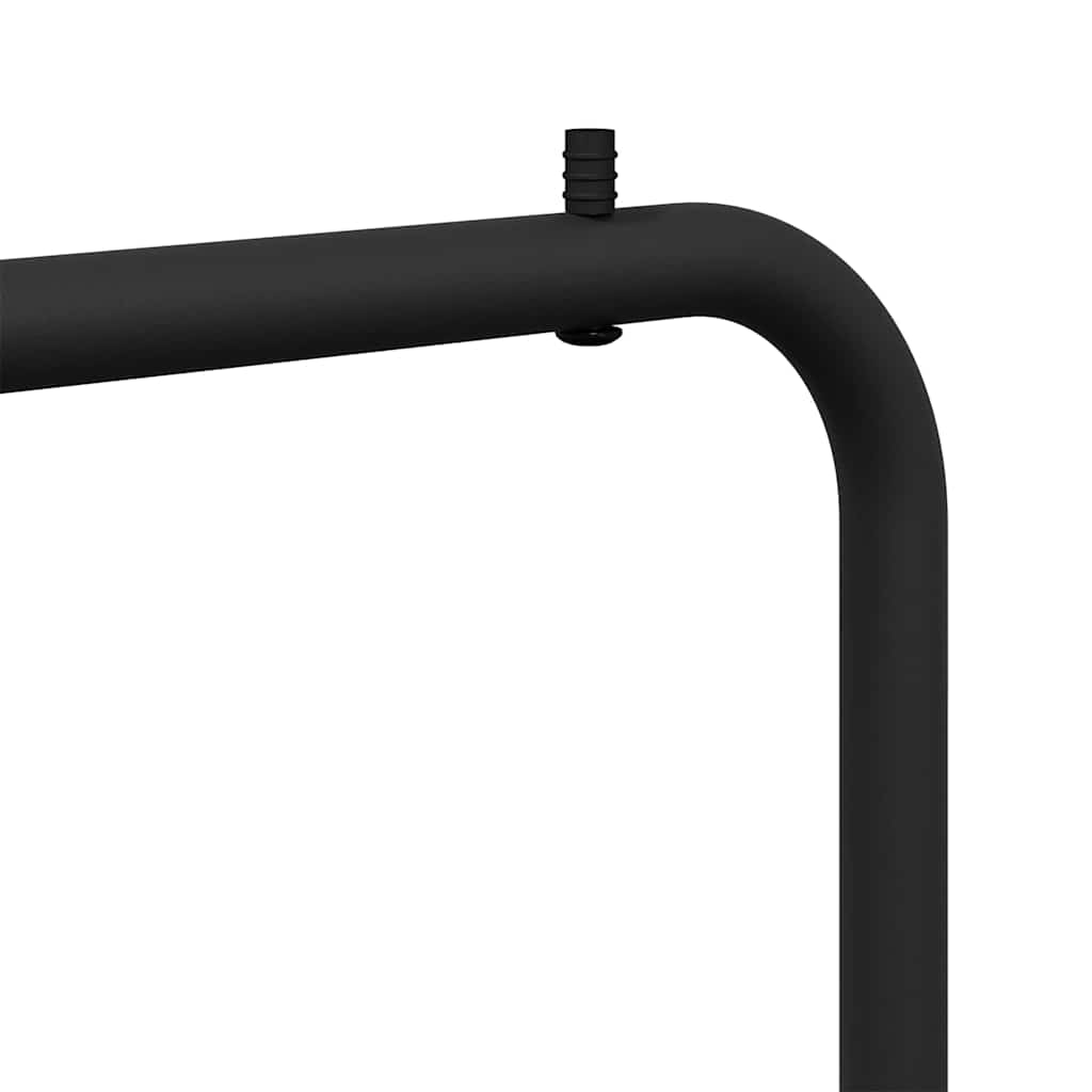 Stendibiancheria Nero 100 x 56 x 154 cm Acciaio