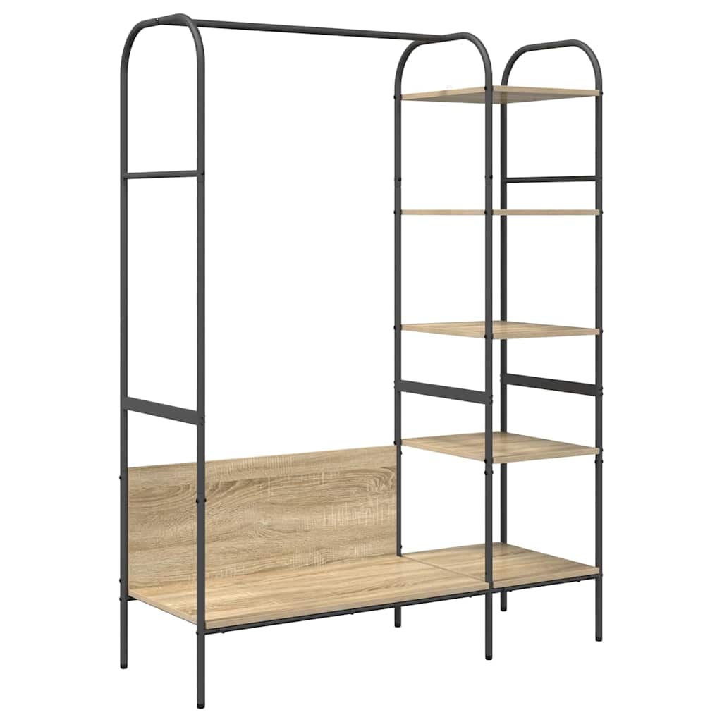 Stendibiancheria Marrone 120 x 44 x 160 cm Legno multistrato