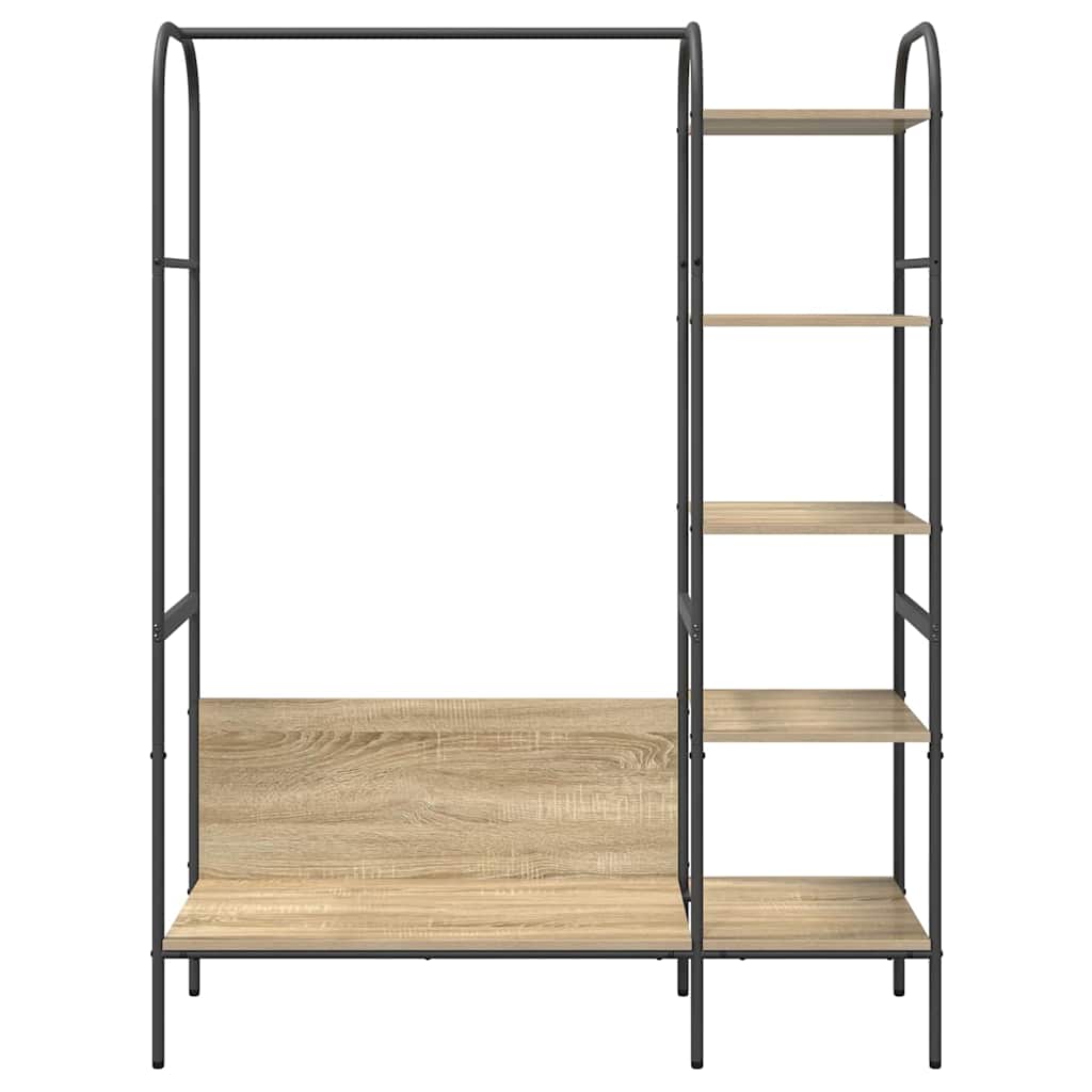 Stendibiancheria Marrone 120 x 44 x 160 cm Legno multistrato