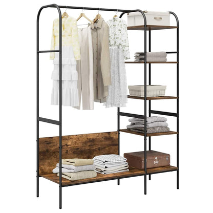 Stendibiancheria Rovere Marrone 120 x 44 x 160 cm