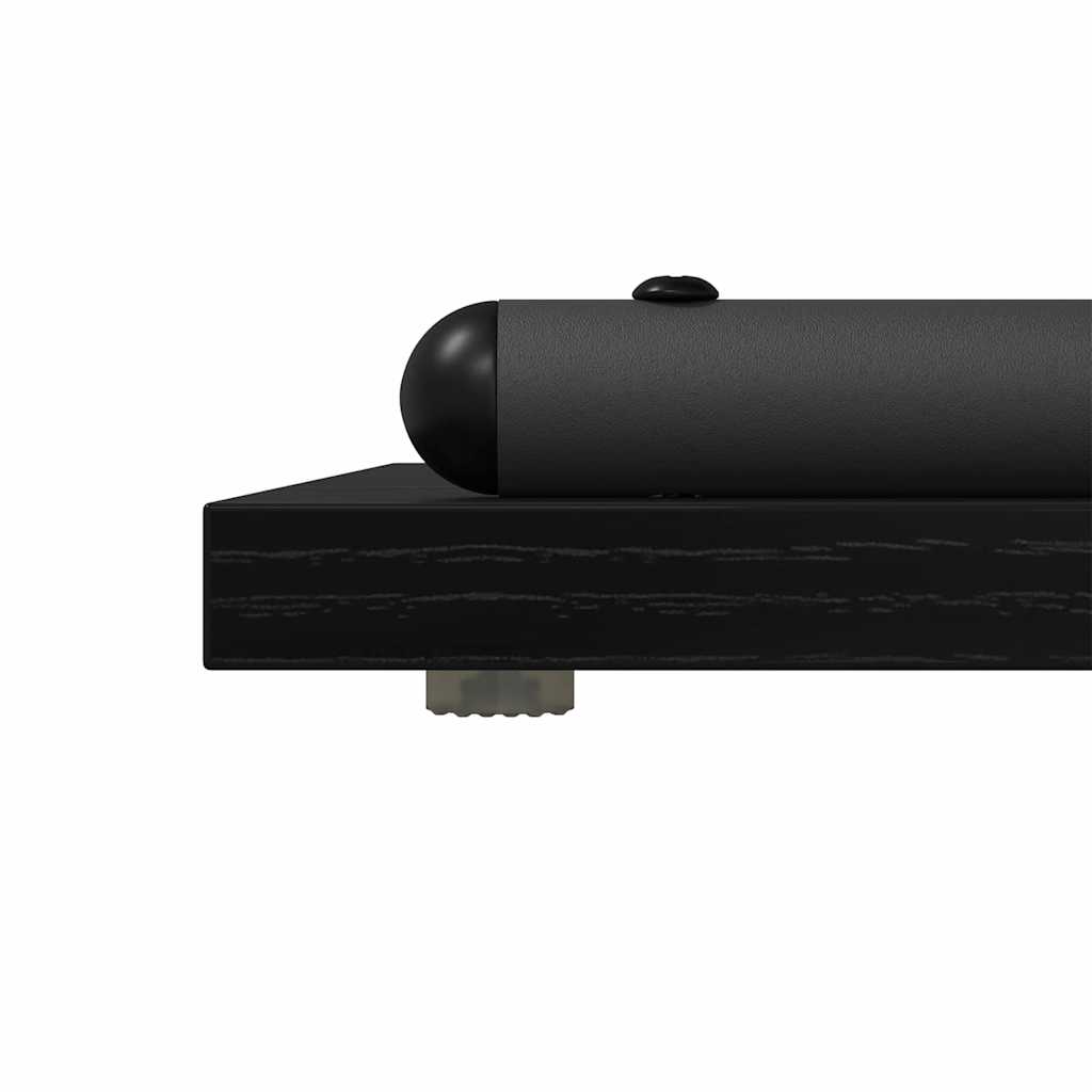 Tavolo consolle con lo scaffale Rovere Nero 101 x 35 x 80,5 cm