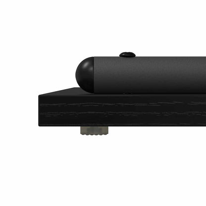 Tavolo consolle con lo scaffale Rovere Nero 101 x 35 x 80,5 cm