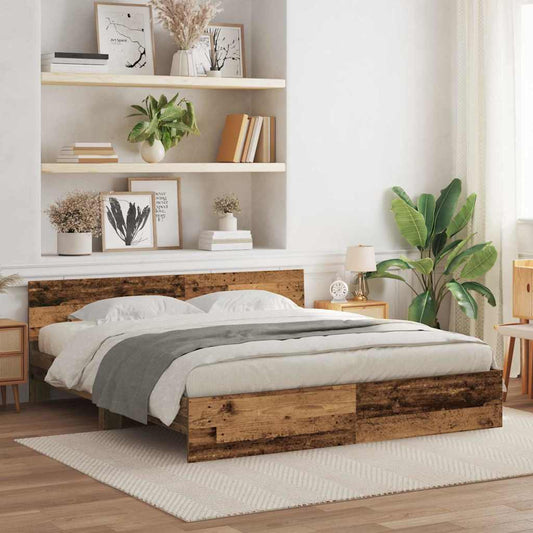 Struttura del letto Legno vecchio 203 x 185 x 70 cm | homemem39