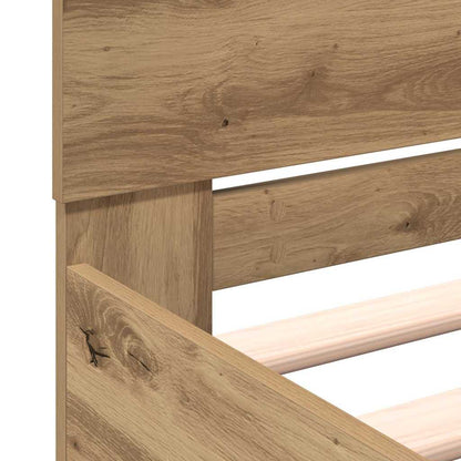 Struttura del letto Rovere artigianale 203 x 185 x 70 cm | homemem39