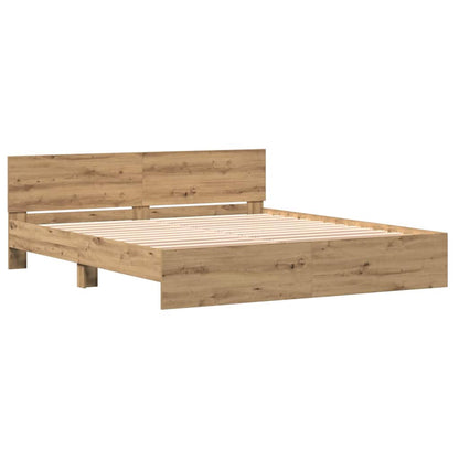 Struttura del letto Rovere artigianale 203 x 185 x 70 cm | homemem39