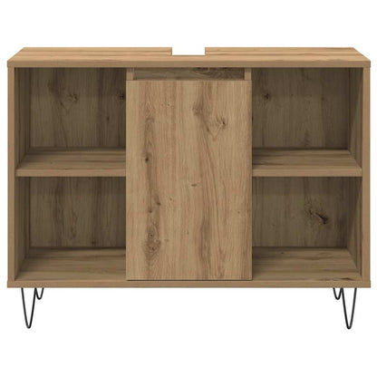 Set di mobili per il bagno 3 pz Rovere artigianale | homemem39