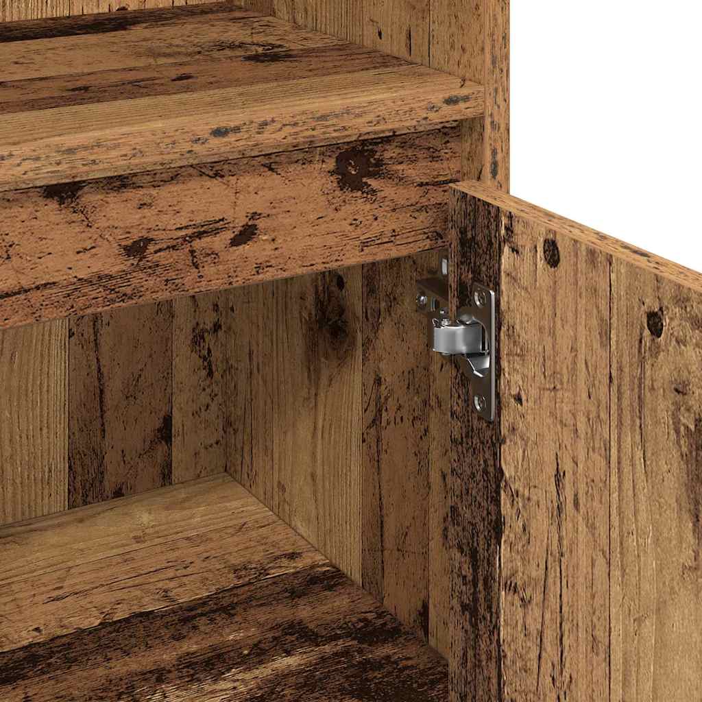 Set di mobili per il bagno 3 pcs Marrone Legno multistrato | homemem39
