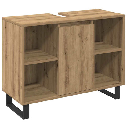Set di mobili per il bagno 3 pz Marrone 30 x 30 x 180 cm | homemem39