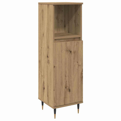 Set di mobili per il bagno con porta 3 pcs Rovere artigianale | homemem39