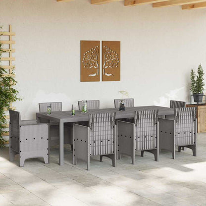 Tavolo da Pranzo da Giardino Grigio chiaro 250 x 100 x 73 cm