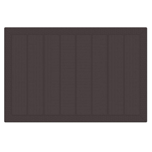 Set da Pranzo per Giardino 5 pcs Marrone Rattan Polt