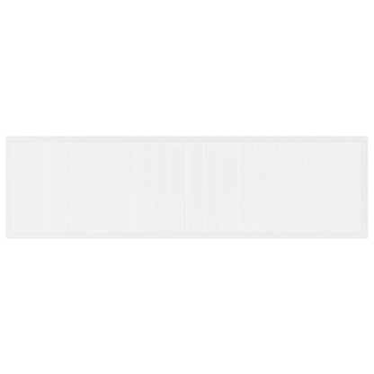 Set da Pranzo per Giardino 13 pcs Bianco Rattan Polt - homemem39