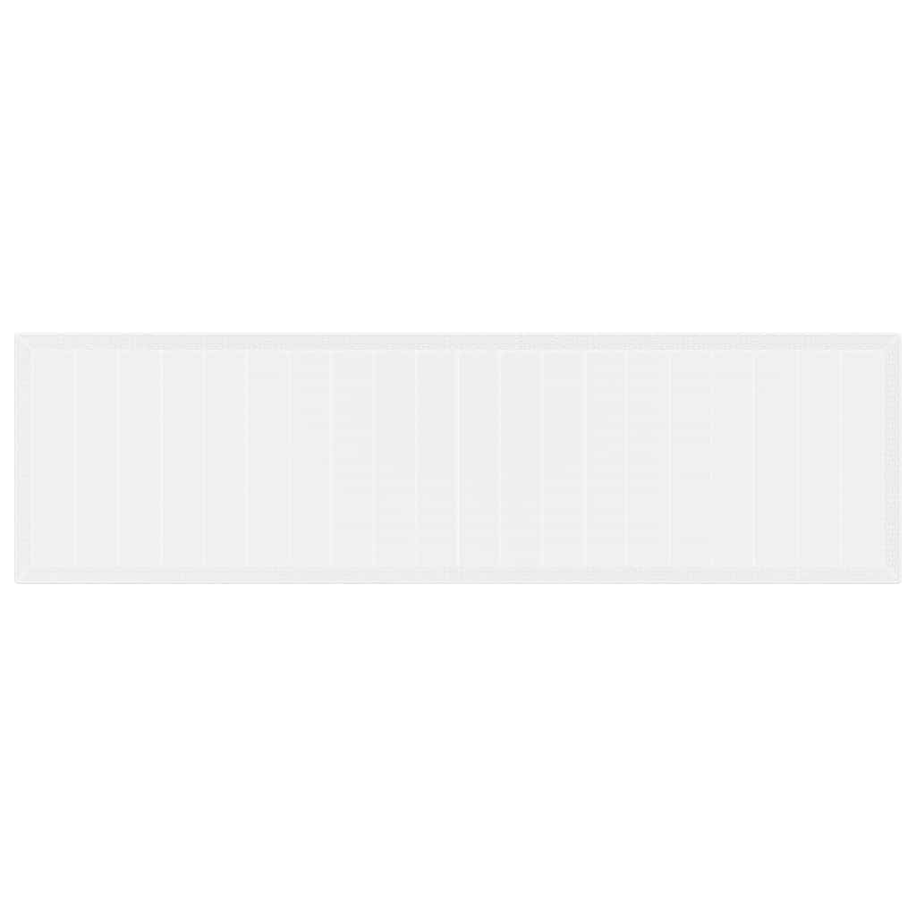 Set da Pranzo per Giardino 13 pcs Bianco Rattan Polt - homemem39