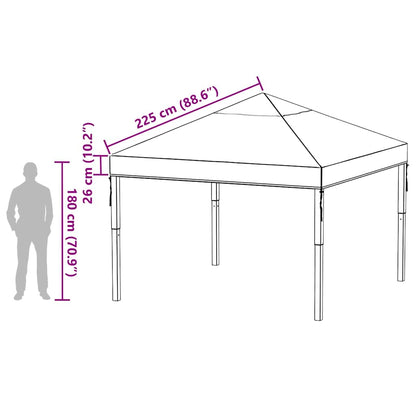Sostituzione Copertura Gazebo 300 x 300 x 26 cm Trasparente PVC | homemem39
