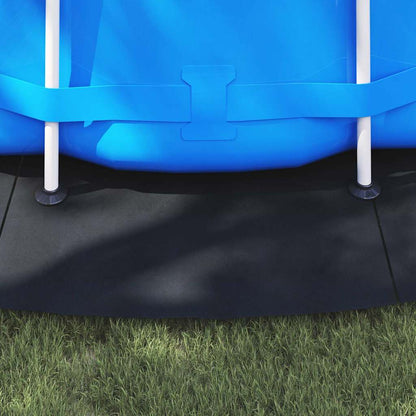 Telo per Fondo Piscina Nero Ø 550 cm Tessuto Non Tessuto