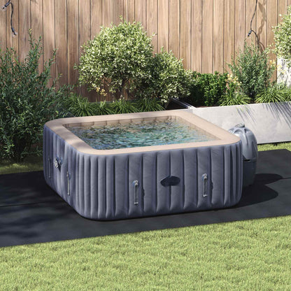 Telo per Fondo Piscina Regolabile Nero 420 x 220 x 0,1 cm