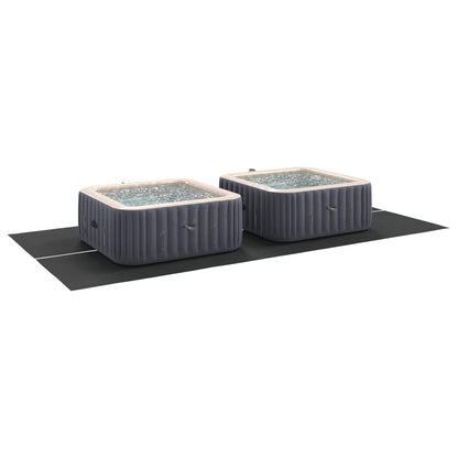 Telo per Fondo Piscina Regolabile Nero 500 x 250 x 0,1 cm | homemem39