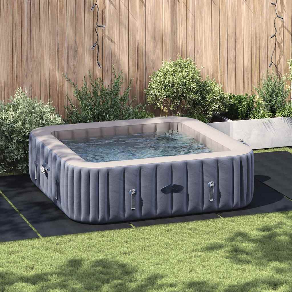 Telo per Fondo Piscina Nero 550 x 280 cm Tessuto Non Tessuto