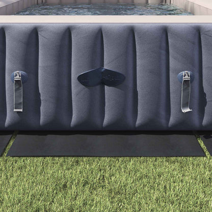 Telo per Fondo Piscina Regolabile Nero 550 x 280 x 0,1 cm | homemem39