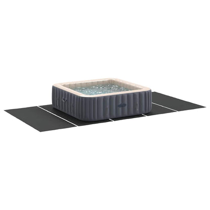 Telo per Fondo Piscina Nero 550 x 280 cm Tessuto Non Tessuto
