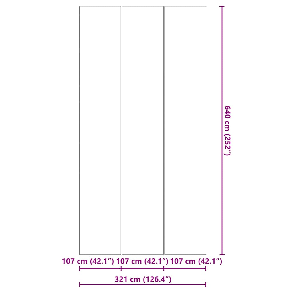 Telo per Fondo Piscina Nero 640 x 321 cm Tessuto Non Tessuto