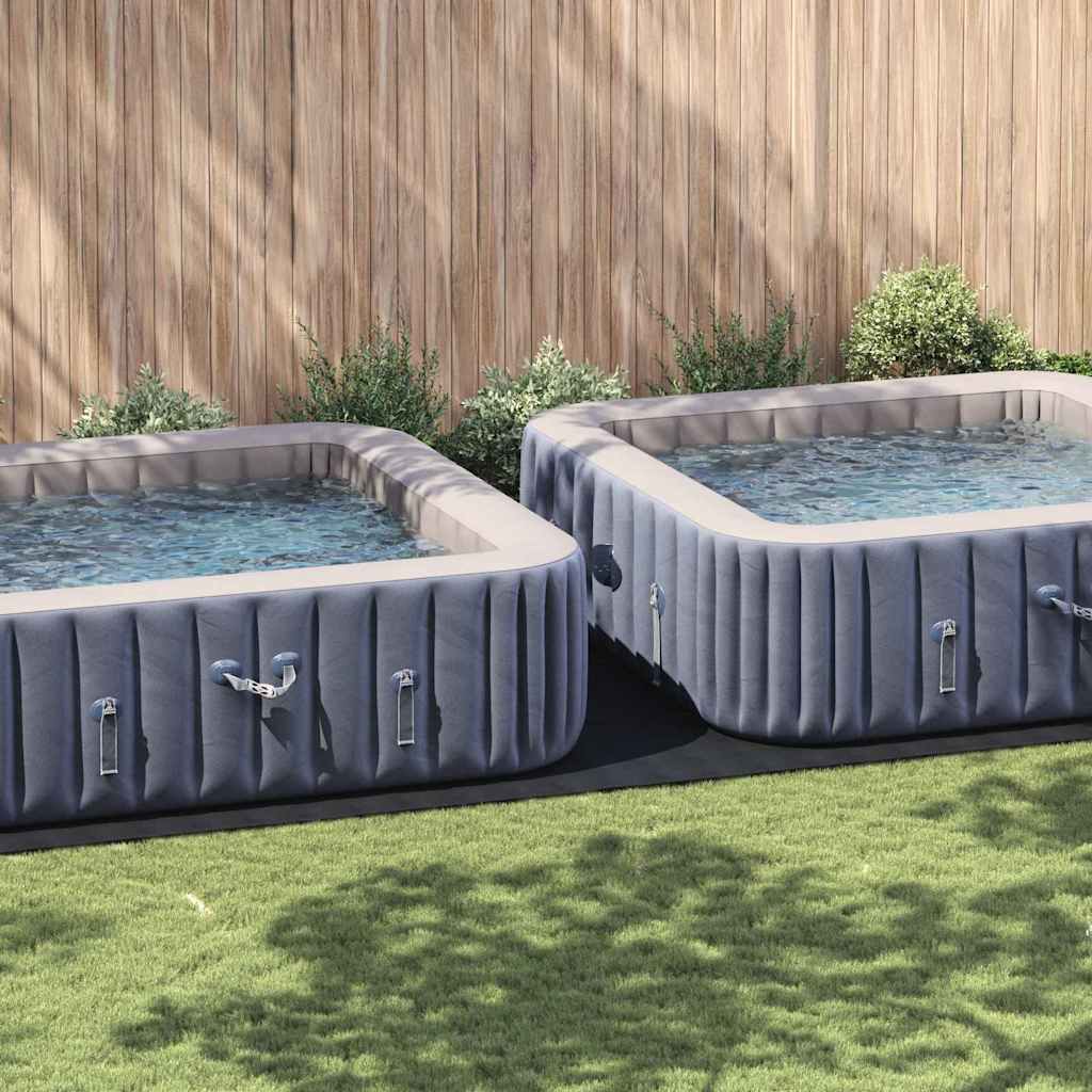 Telo per Fondo Piscina Nero 820 x 420 cm Tessuto Non Tessuto