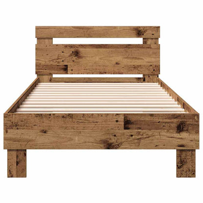 Struttura del letto Legno vecchio 203 x 95 x 70 cm | homemem39