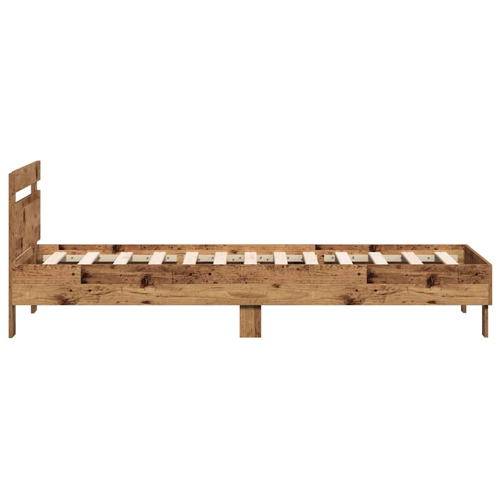 Struttura del letto Legno vecchio 203 x 95 x 70 cm | homemem39