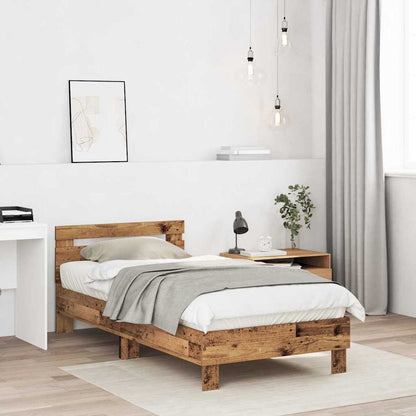 Struttura del letto Legno vecchio 193 x 95 x 88 cm | homemem39