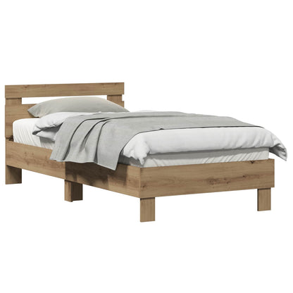 Struttura del letto Rovere artigianale 193 x 95 x 88 cm | homemem39
