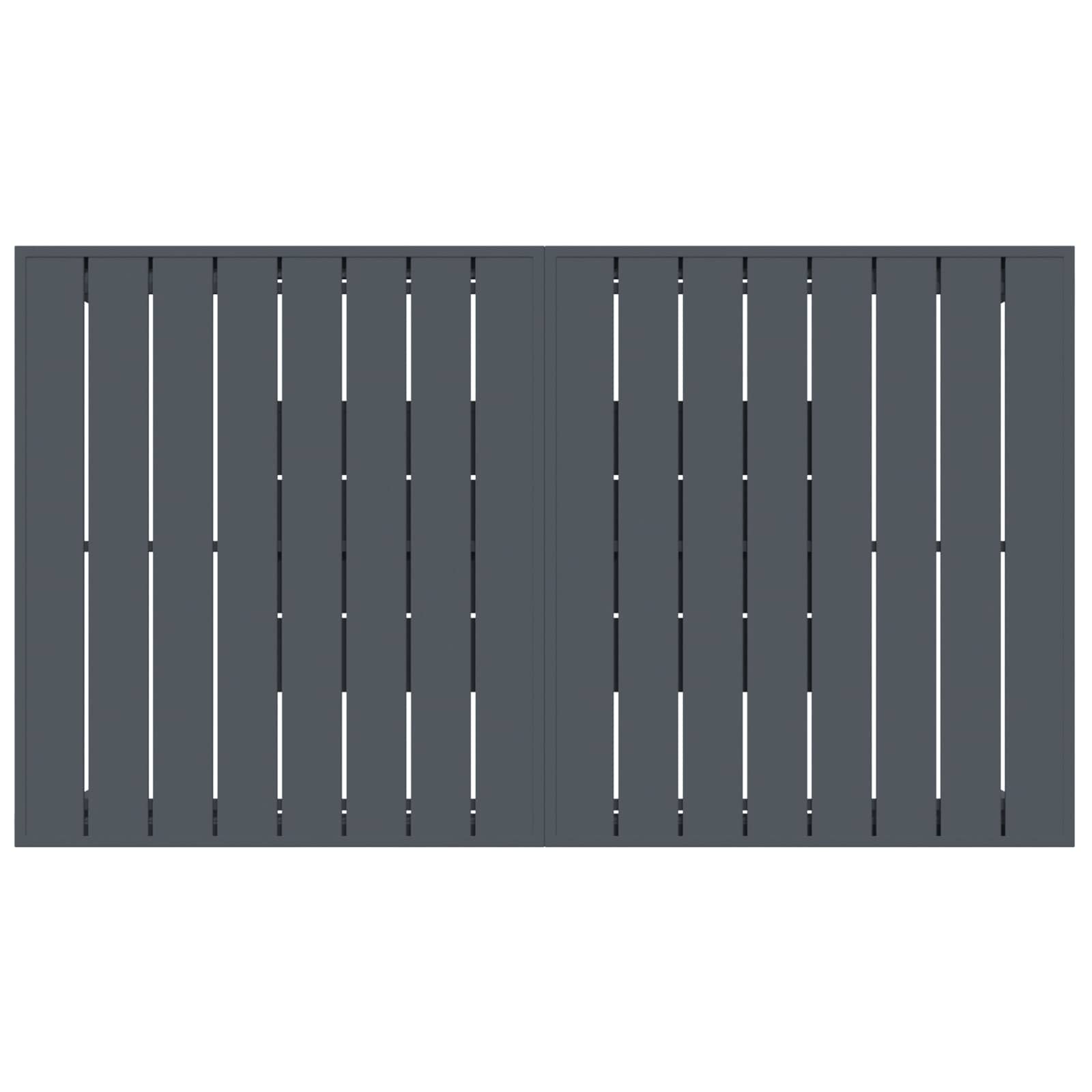 Set da Pranzo per Giardino 9 pcs Nero polyrattan | homemem39