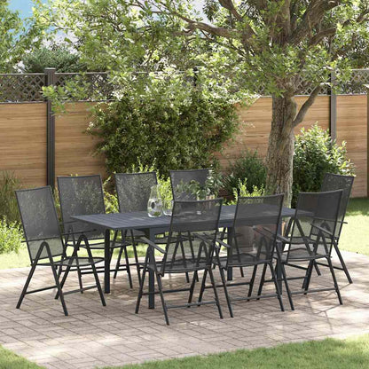 Set da Pranzo per Giardino 9 pcs Acciaio - homemem39